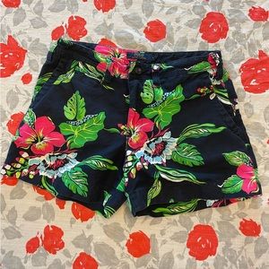 Floral Polo Ralph Lauren linen/Cotten blend shorts